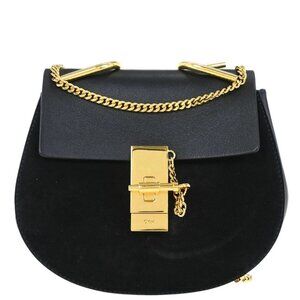 Chloe Black Suede Drew Shoulder Bag 02 16 70 65 6 116812